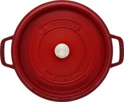 Staub Ronde Stoof-/Braadpan 26 Cm Kersenrood -Tefal Winkel 1205555