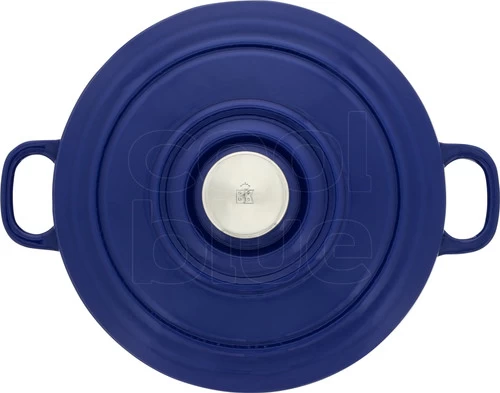 BK Bourgogne Braadpan 24 Cm Royal Blue 5 BK Bourgogne Braadpan 24 Cm Royal Blue - Afbeelding 3