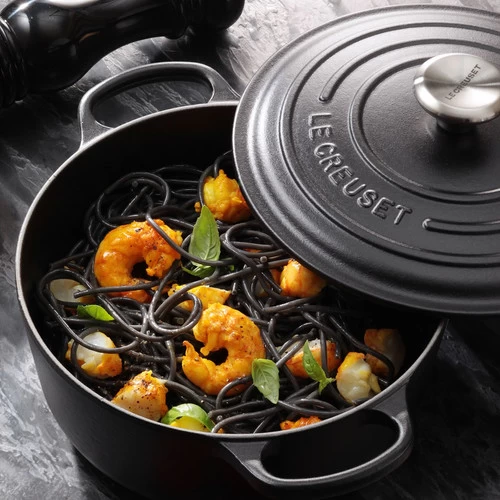 Le Creuset Signature Ronde Braadpan 24 Cm Mat Zwart 8 Le Creuset Signature Ronde Braadpan 24 Cm Mat Zwart - Afbeelding 6