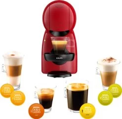 Krups Dolce Gusto Piccolo XS KP1A05 Rood -Tefal Winkel 1338031