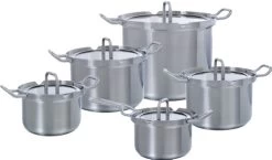 Tefal Winkel 37 BK Q-linair Master Glas Pannenset 5-delig