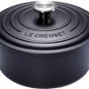 Le Creuset Signature Ronde Braadpan 20 Cm Mat Zwart -Tefal Winkel 1364049