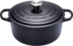 Le Creuset Signature Ronde Braadpan 20 Cm Mat Zwart