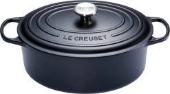 Le Creuset Signature Ovale Braadpan 27 Cm Mat Zwart