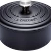 Le Creuset Signature Ronde Stoofpan 26 Cm Mat Zwart