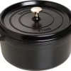 Staub Ronde Stoof-/Braadpan 24 Cm Zwart 2 Staub Ronde Stoof-/Braadpan 24 Cm Zwart -Tefal Winkel 1365543