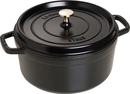 Staub Ronde Stoof-/Braadpan 24 Cm Zwart 3 Staub Ronde Stoof-/Braadpan 24 Cm Zwart