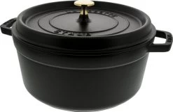 Staub Ronde Stoof-/Braadpan 26 Cm Zwart