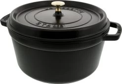 Staub Ronde Stoof-/Braadpan 28 Cm Zwart