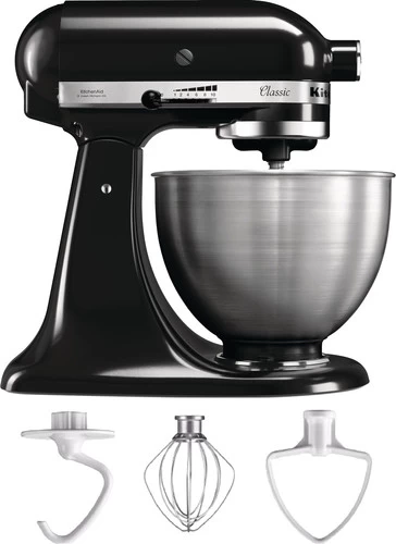 KitchenAid Classic Mixer 5K45SSEOB Onyx Zwart 3 KitchenAid Classic Mixer 5K45SSEOB Onyx Zwart