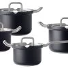 BK-Q-Linair Master Glas Zwart Pannenset 4-delig -Tefal Winkel 1474541
