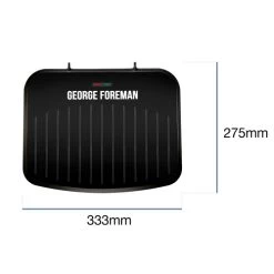 George Foreman Fit Grill Medium Zwart 18 George Foreman Fit Grill Medium Zwart -Tefal Winkel 1501190
