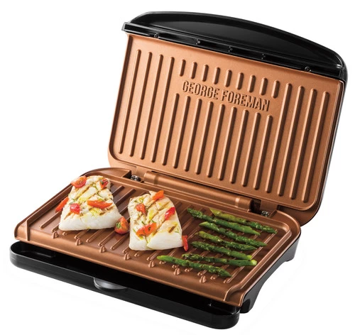 George Foreman Fit Grill Medium Koper 4 George Foreman Fit Grill Medium Koper - Afbeelding 2