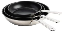 KitchenAid Stainless Steel Koekenpannenset 20 + 24 + 28 Cm