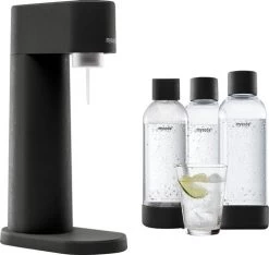 Mysoda Woody Black + Bottles 1 Liter (3 Stuks)