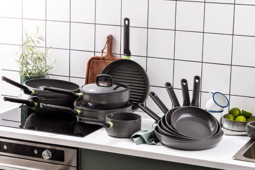 BK Balans Koekenpannenset 24 + 28 Cm + Grillpan 28 Cm 16 BK Balans Koekenpannenset 24 + 28 Cm + Grillpan 28 Cm - Afbeelding 14