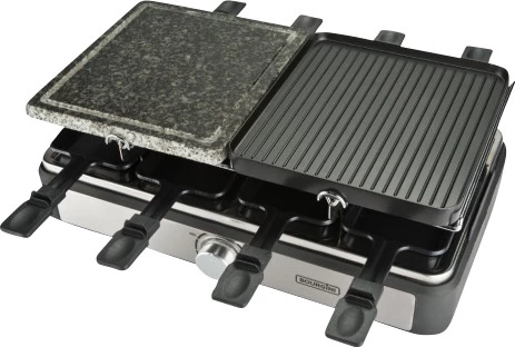 Bourgini Gourmette/Raclette/Stone Grill Plus - 8 Personen 4 Bourgini Gourmette/Raclette/Stone Grill Plus - 8 Personen - Afbeelding 2