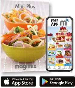 Magimix Le Mini Plus Mat Chroom -Tefal Winkel 1788568