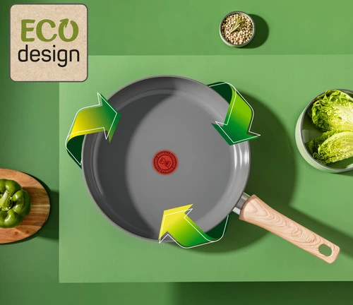 Tefal Renew Keramische Koekenpannenset 24 + 28 Cm + Wokpan 28 Cm 17 Tefal Renew Keramische Koekenpannenset 24 + 28 Cm + Wokpan 28 Cm - Afbeelding 15