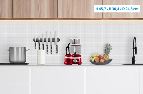 KitchenAid Artisan Foodprocessor Appelrood 5 KitchenAid Artisan Foodprocessor Appelrood - Afbeelding 3