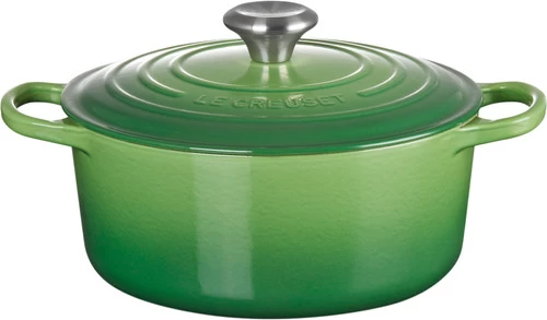 Le Creuset Signature Ronde Braadpan 24 Cm Bamboo Green 3 Le Creuset Signature Ronde Braadpan 24 Cm Bamboo Green