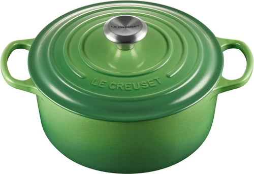 Le Creuset Signature Ronde Braadpan 24 Cm Bamboo Green 5 Le Creuset Signature Ronde Braadpan 24 Cm Bamboo Green - Afbeelding 3