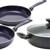 GreenPan Torino Keramische Koekenpannenset 24 + 28 Cm + Hapjespan 28 Cm -Tefal Winkel 1883914