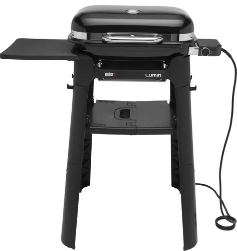 Weber Lumin Compact Black Met Onderstel 3 Weber Lumin Compact Black Met Onderstel
