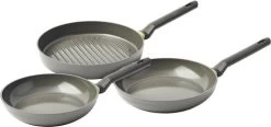BK Balans Koekenpannenset 24 + 28 Cm + Grillpan 28 Cm