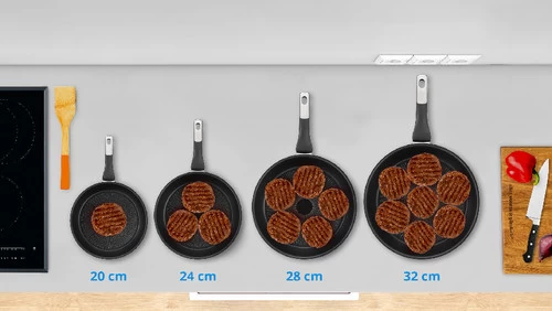 Tefal Renew On Keramische Koekenpan 28 Cm Zwart 5 Tefal Renew On Keramische Koekenpan 28 Cm Zwart - Afbeelding 3