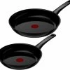 Tefal Renew On Keramische Koekenpannenset 24 + 28 Cm Zwart -Tefal Winkel 1917363