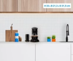 Philips Senseo Original HD6553/65 Zwart Met Melkopschuimer -Tefal Winkel 1929279