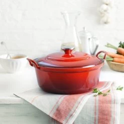 Le Creuset Faitout Braadpan 28 Cm Kersenrood -Tefal Winkel 430800