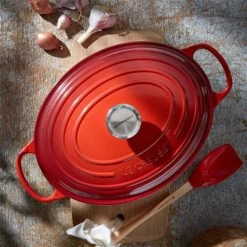 Le Creuset Signature Ovale Braadpan 31 Cm Kersenrood -Tefal Winkel 430802