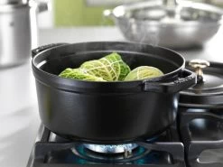 Staub Ronde Stoof-/Braadpan 24 Cm Zwart 12 Staub Ronde Stoof-/Braadpan 24 Cm Zwart -Tefal Winkel 440148