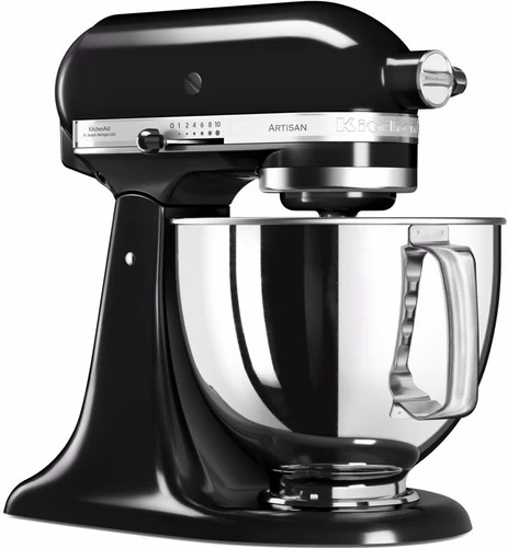 KitchenAid Artisan Mixer 5KSM125 Onyx Zwart + Pastaroller En -snijderset (3-delig) 6 KitchenAid Artisan Mixer 5KSM125 Onyx Zwart + Pastaroller En -snijderset (3-delig) - Afbeelding 4