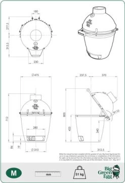 Big Green Egg Medium Compleet -Tefal Winkel 988885